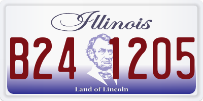 IL license plate B241205