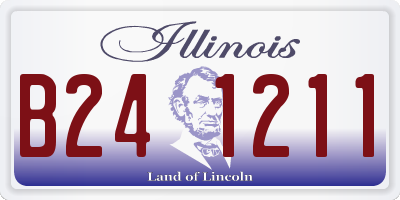 IL license plate B241211