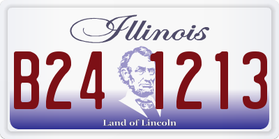 IL license plate B241213