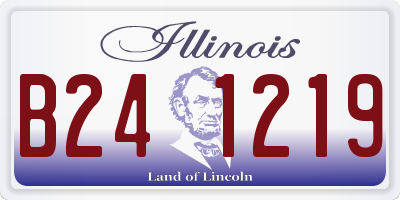 IL license plate B241219