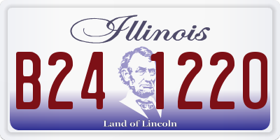 IL license plate B241220