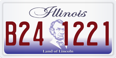 IL license plate B241221