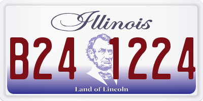 IL license plate B241224