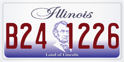 IL license plate B241226