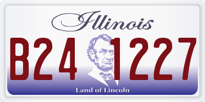 IL license plate B241227