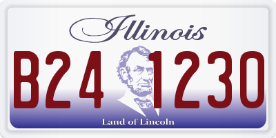 IL license plate B241230