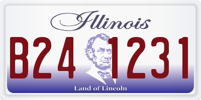 IL license plate B241231