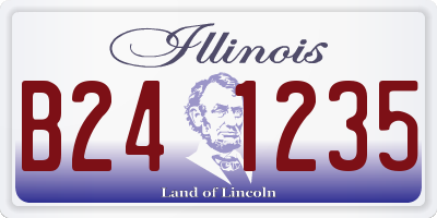 IL license plate B241235