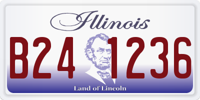 IL license plate B241236