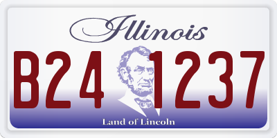 IL license plate B241237