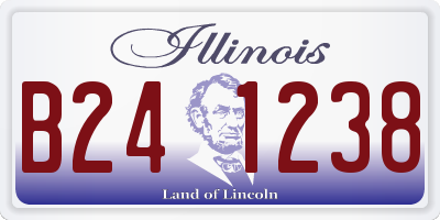 IL license plate B241238