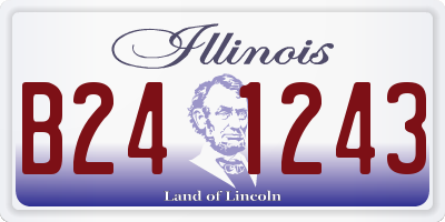 IL license plate B241243