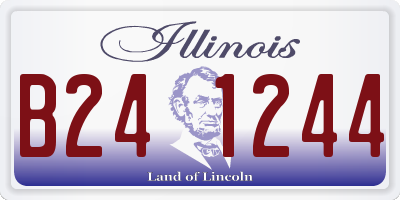 IL license plate B241244