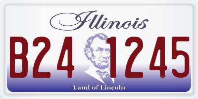 IL license plate B241245