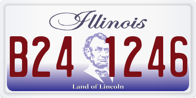 IL license plate B241246