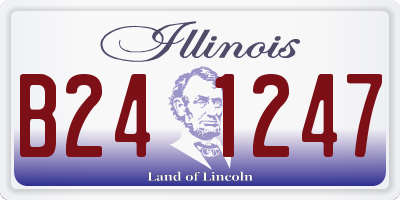 IL license plate B241247