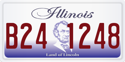 IL license plate B241248