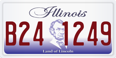 IL license plate B241249