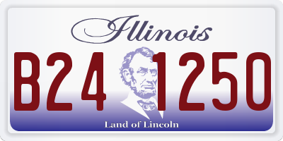 IL license plate B241250