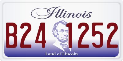 IL license plate B241252