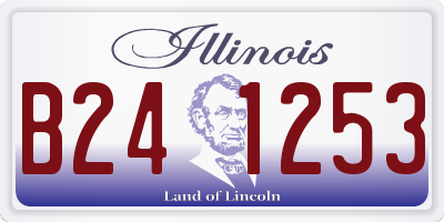 IL license plate B241253