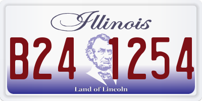 IL license plate B241254