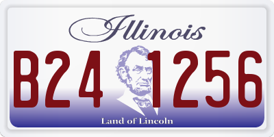 IL license plate B241256