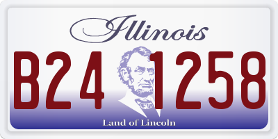 IL license plate B241258