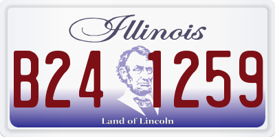 IL license plate B241259