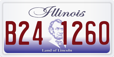 IL license plate B241260