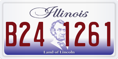 IL license plate B241261