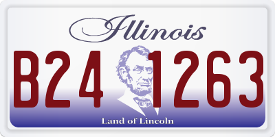 IL license plate B241263