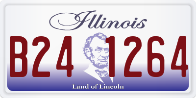 IL license plate B241264