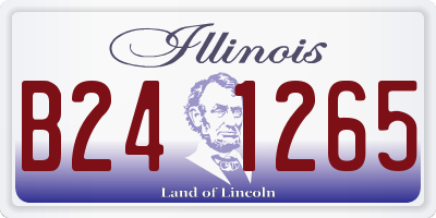 IL license plate B241265