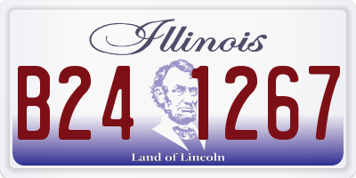 IL license plate B241267