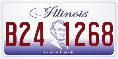 IL license plate B241268