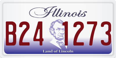IL license plate B241273