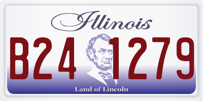 IL license plate B241279