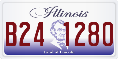 IL license plate B241280