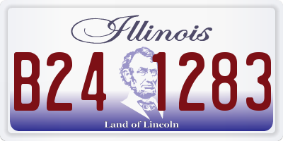 IL license plate B241283