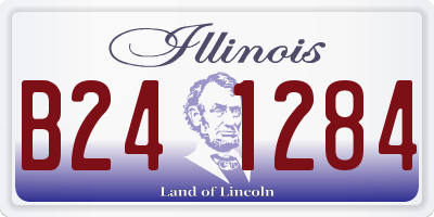 IL license plate B241284