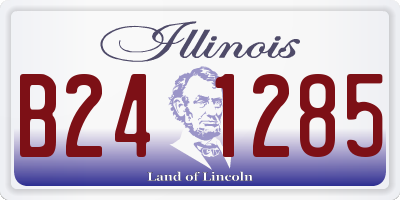 IL license plate B241285