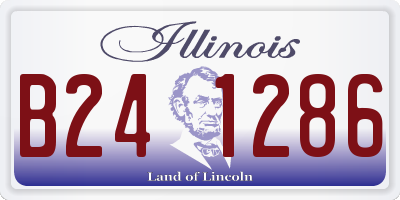 IL license plate B241286