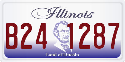 IL license plate B241287