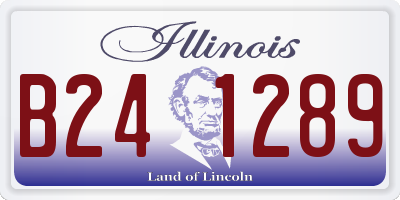 IL license plate B241289