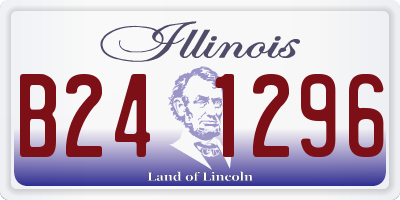 IL license plate B241296