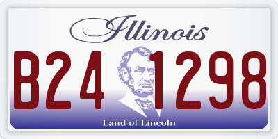 IL license plate B241298