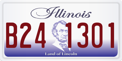 IL license plate B241301
