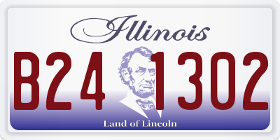 IL license plate B241302