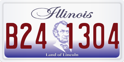 IL license plate B241304